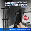 💥🧷 Boucle de cravate c&acirc;ble universelle en nylon