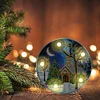Diamond Painting Christmas Tree House Light Home Decor