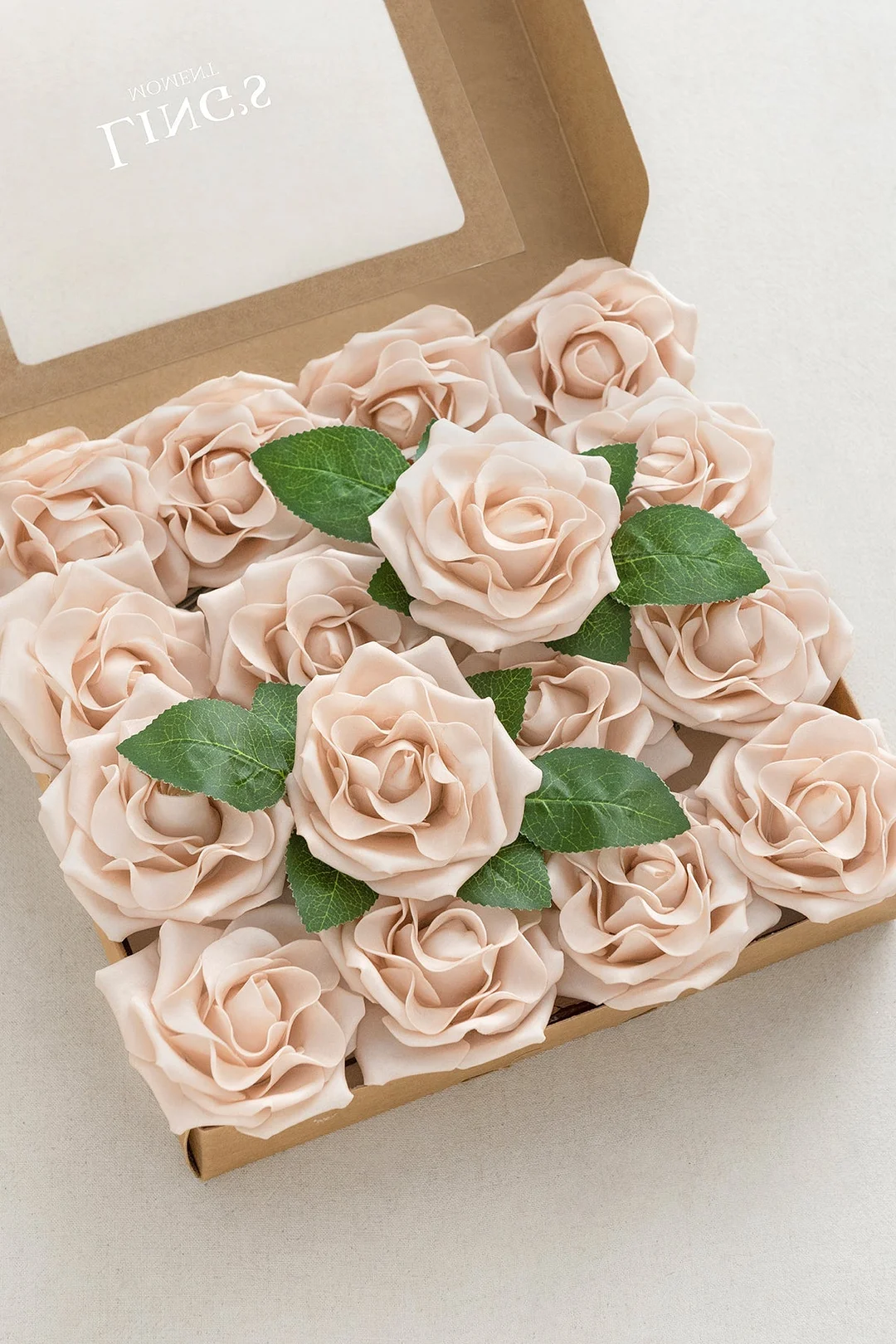 3.5" Foam Avalanche Rose with Stem - 16 Colors