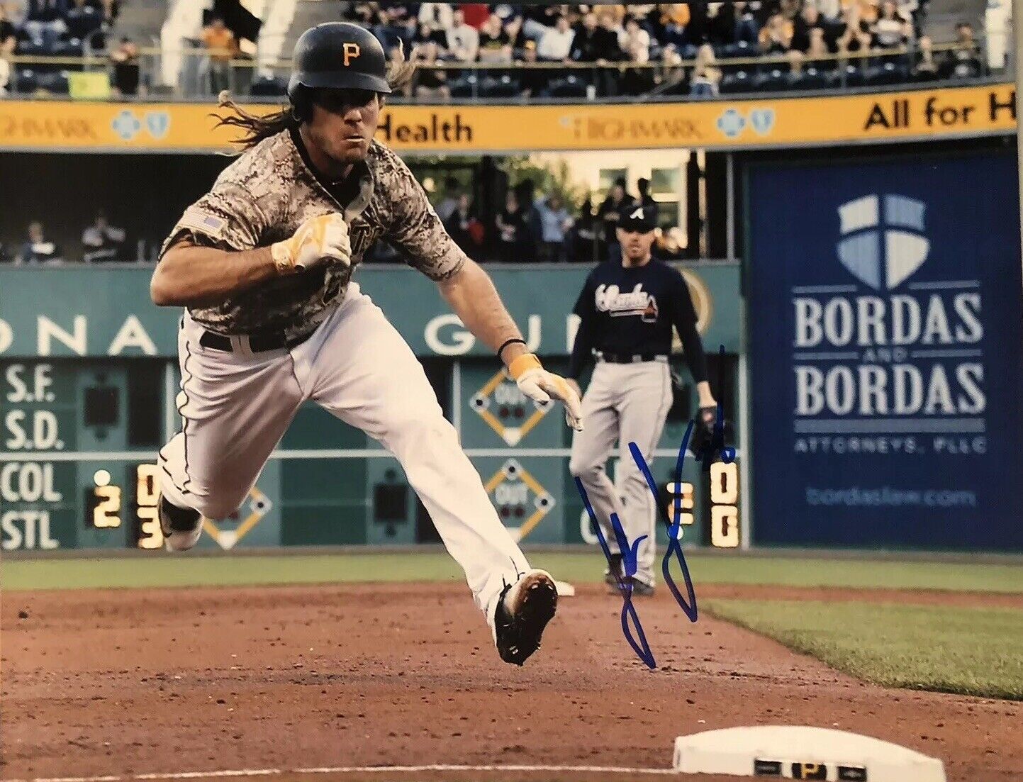 John Jaso PITTSBURGH PIRATES Signed 8x10 Photo Poster painting