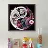 Tai Chi Yin Yang Dragon - 14CT Stamped Cross Stitch - 40*40cm