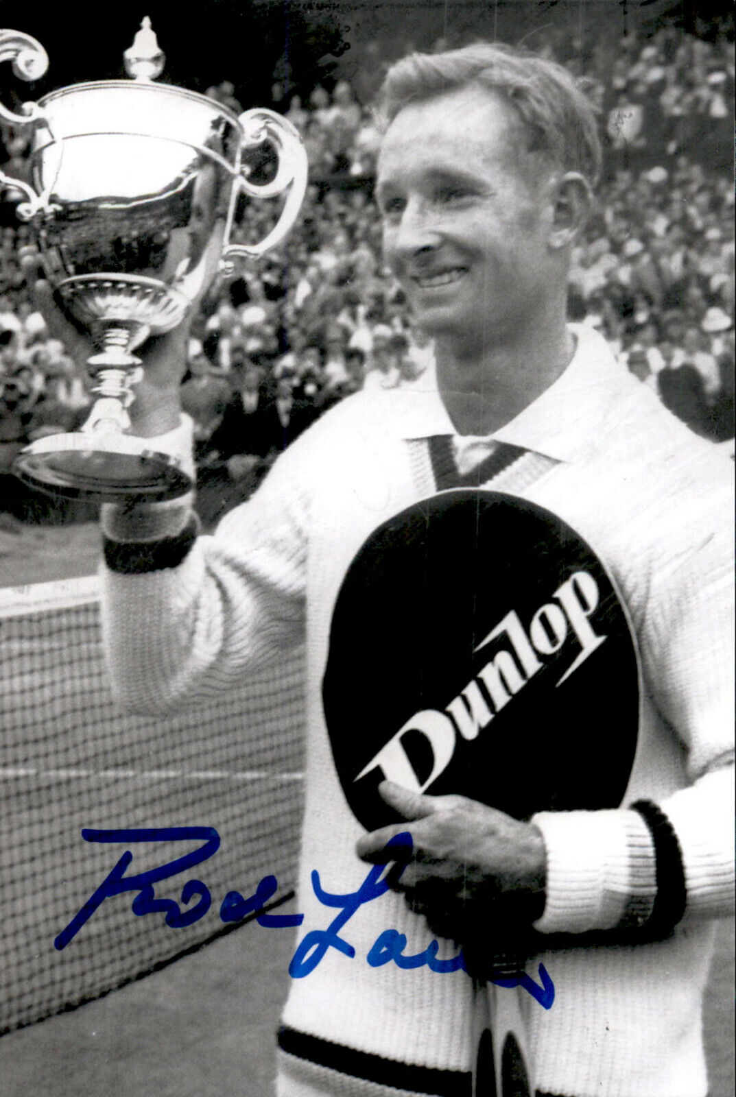 Rod Laver SIGNED autographed 4x6 Photo Poster painting TENNIS LEGEND #2