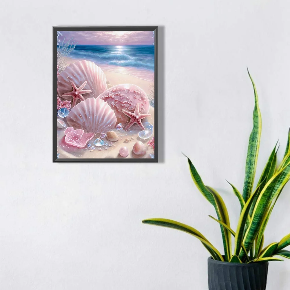 Diamond Painting - Full Round Drill - Beach(30*40cm)