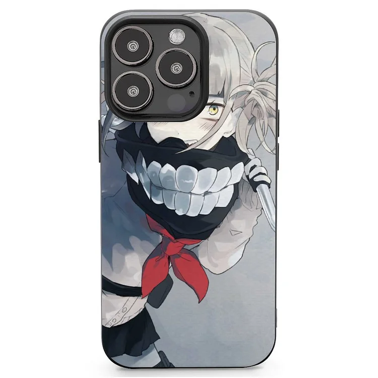 Himiko Toga Knife My Hero Academia Yellow Eyes Anime My Hero Academia Phone Case Mobile Phone Shell IPhone 13 and iPhone14 Pro Max and IPhone 15 Plus Case - Heather Prints Shirts