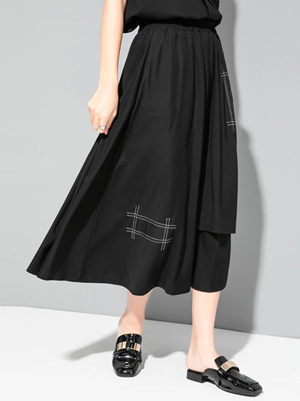 Original Asymmetric Empire A-Line Skirt