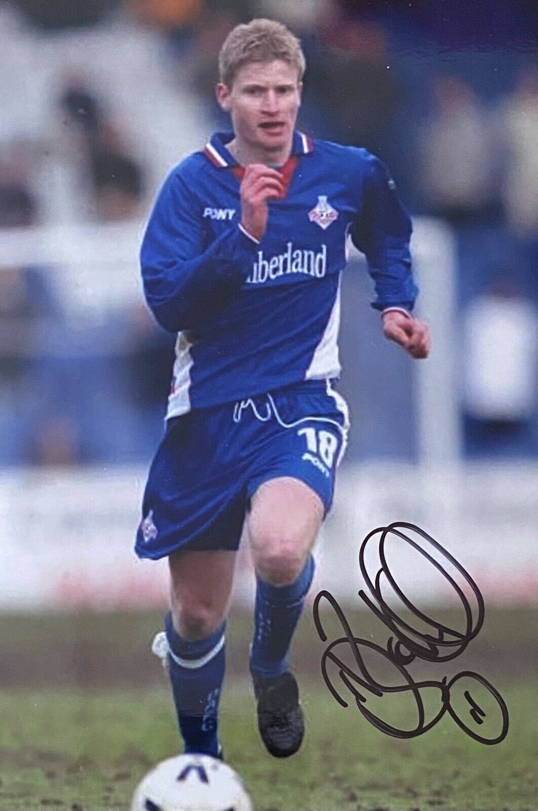 Danny Boshell Genuine Hand Signed Oldham Athletic 6X4 Photo Poster painting