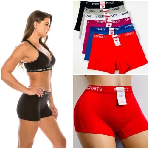 pornhint Pornhint 6 Pack Women Cotton Boyshort Boxer Panties Sexy Boy Shorts Lingerie Underwear XL New