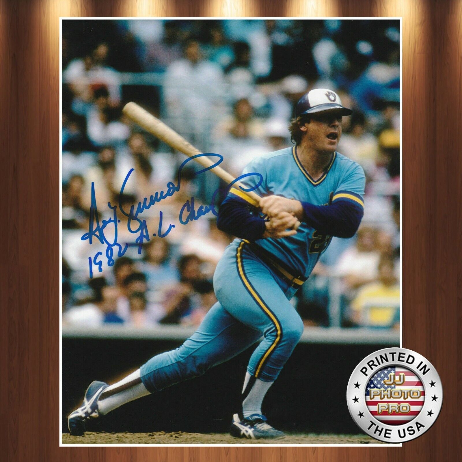 Ted Simmons Autographed Signed 8x10 Photo Poster painting (HOF Brewers) REPRINT