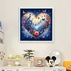 Heart-Shaped Flowers-11CT Stamped Cross Stitch 40*40cm/15.75*15.75in tapestrymarket