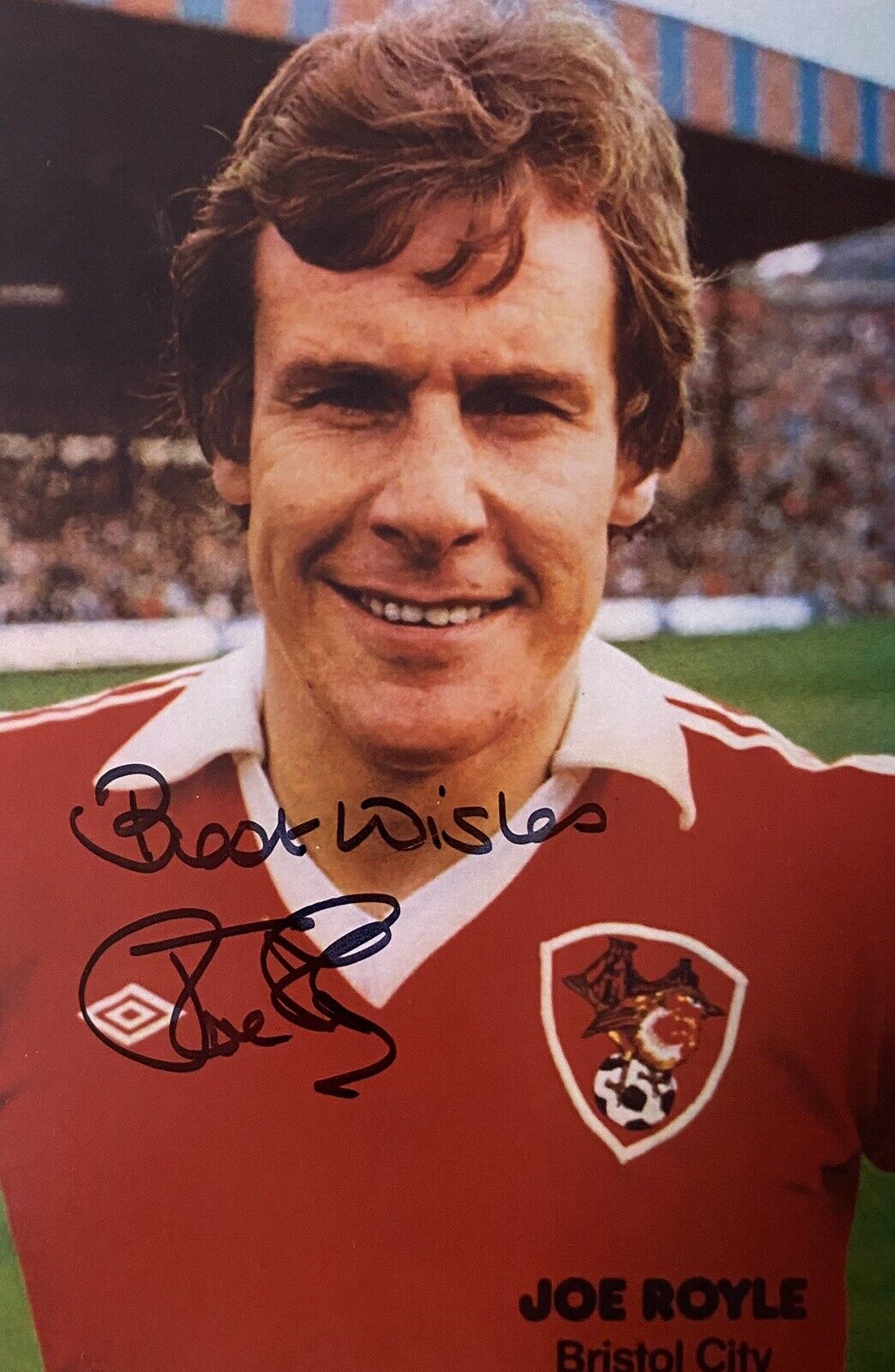 Joe Royle Genuine Hand Signed Bristol City 6X4 Photo Poster painting