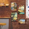 4PCS Hawaiian Style - Metal Tin Signs Set(8*12Inch/12*16Inch)