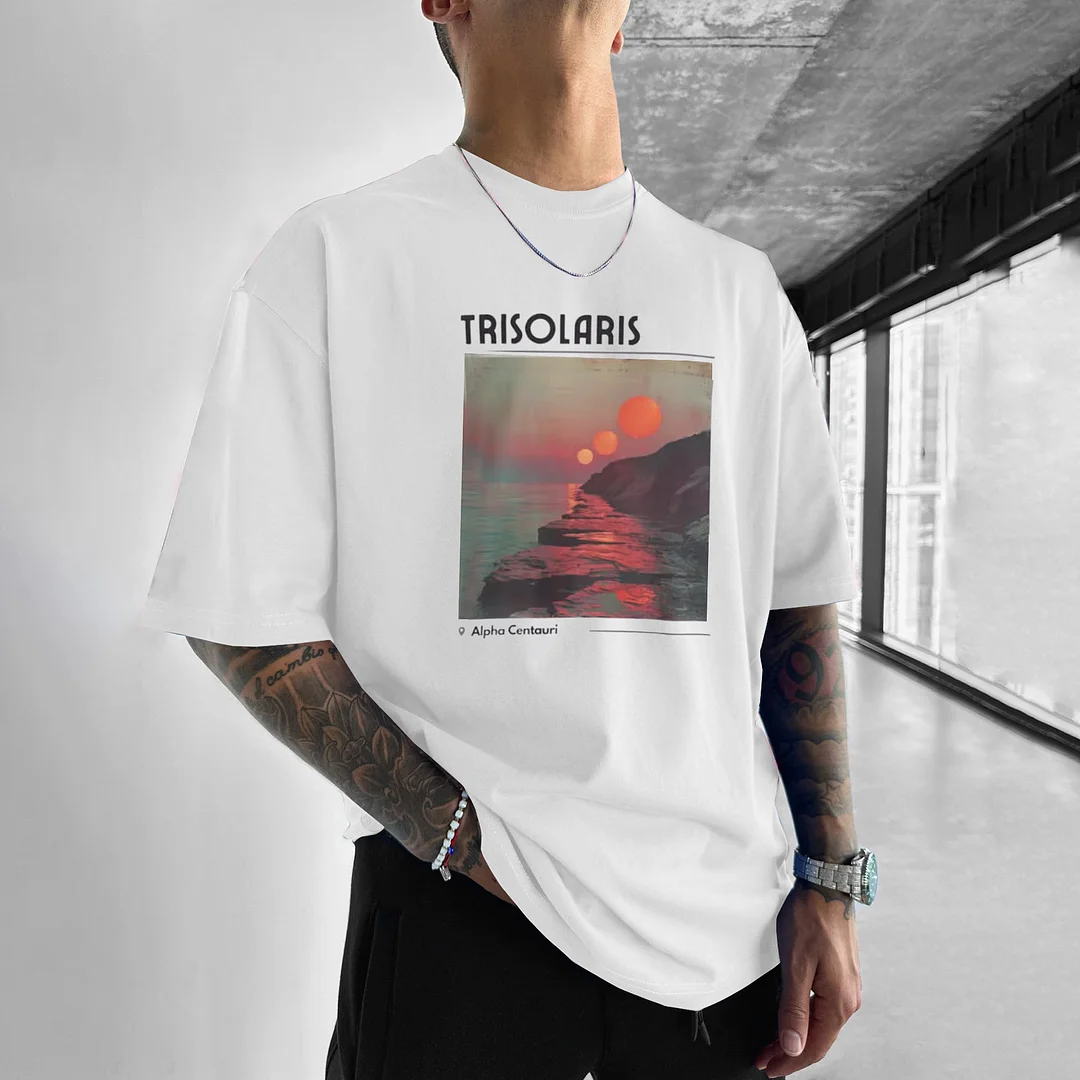 Outletsltd TBP Trisolaris Bookish Sc-fi  T-Shirt