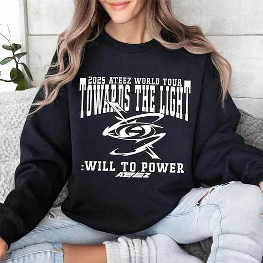2025 ATEEZ World Tour Towards the Light: Will to Power Concept Sweatshirt officialateezshop