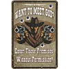 (Multi Style)Warning - Vintage Metal Signs - 30*40cm