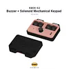 Mini Mechanical Keyboard Wired RGB Buzzer + Solenoid Valve Aluminum Office Gaming Keyboard Gamer Gift