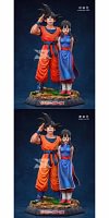 Young Goku & Chi-Chi - Dragon Ball Resin Statue - Sky End Studio