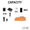 Bike Top Tube Bag Waterproof Bicycle Front Frame Bag for Road and Mountain Bikes
