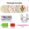 8pcs DIY Bouquet Wooden Diamond Painting Coasters