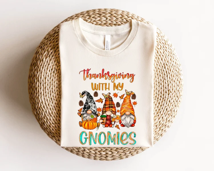 Cute Fall Sweatshirt, Fall Gnomes Sweat, Thanksgiving Sweat, Autumn Sweat, Pumpkin Sweat, Gnome Fall Sweat, Thanksgiving Gnomes socialshop