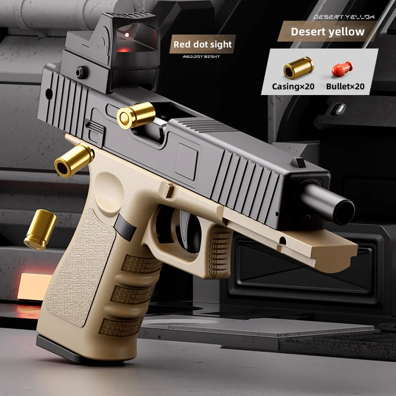 🔥Hot Sale 49% Off🔥Automatic Shell Ejection Soft Bullet Pistol (Works Without Loading)