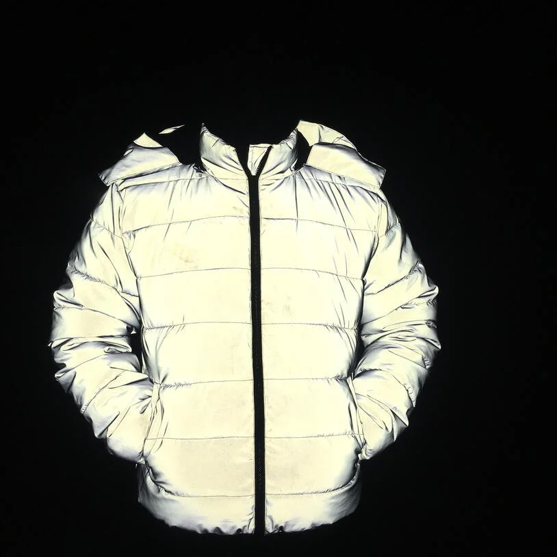 Toloer Winter New Large Size Reflective Cotton Clothes For Men And Women Night Bread Coat Fashion Padded Clothes-Outfit Ideas