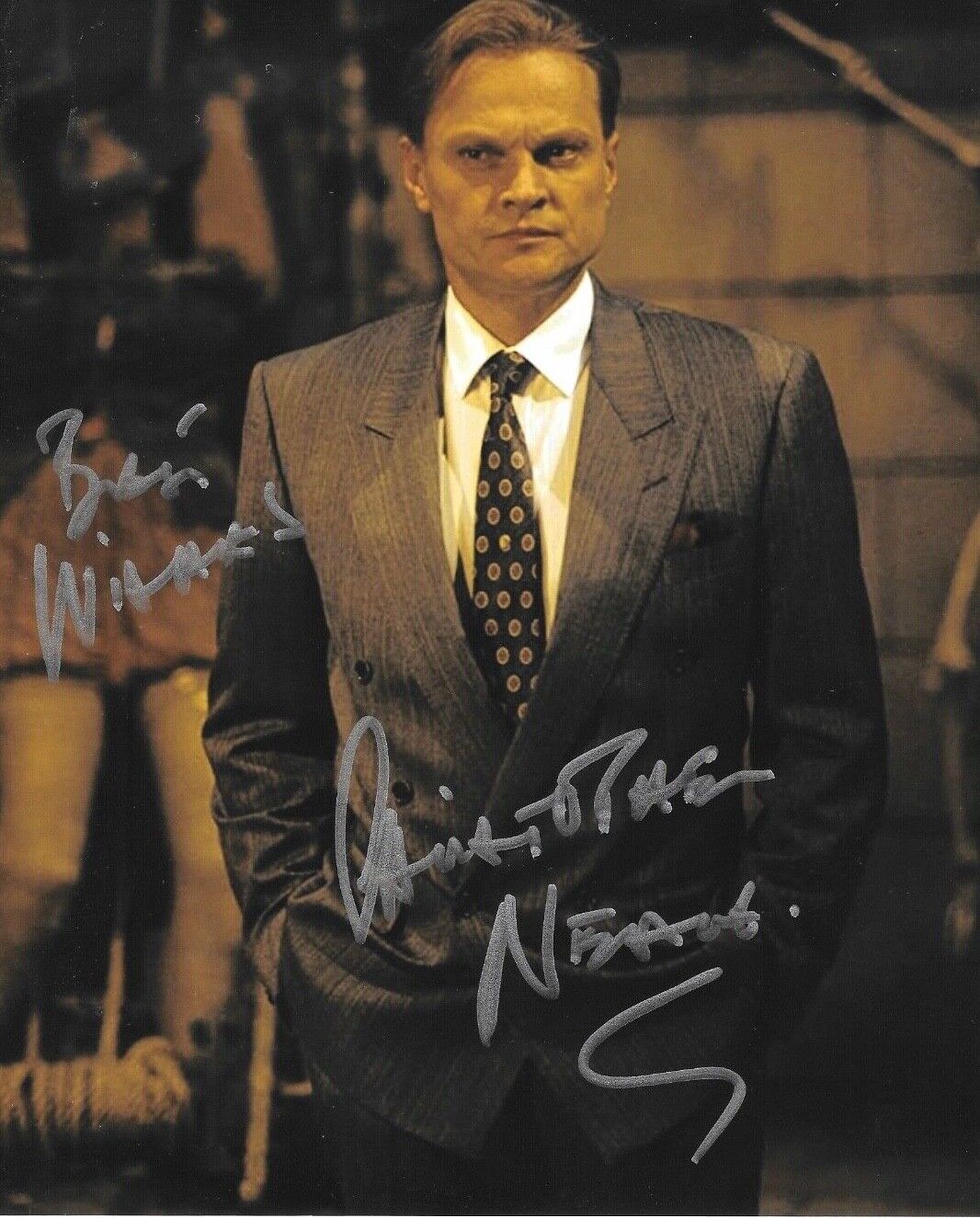 * CHRISTOPHER NEAME * signed 8x10 Photo Poster painting * MACGYVER * COA * 1