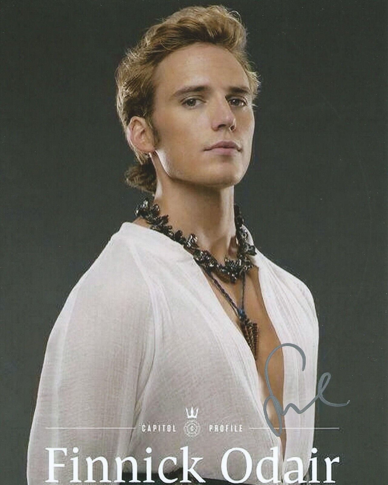 **The Hunger Games: Catching Fire *SAM CLAFLIN* Signed 8x10 Photo Poster painting S4 PROOF COA**