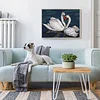 White Swan-14CT Stamped Cross Stitch 52*40cm/20.47*15.75in