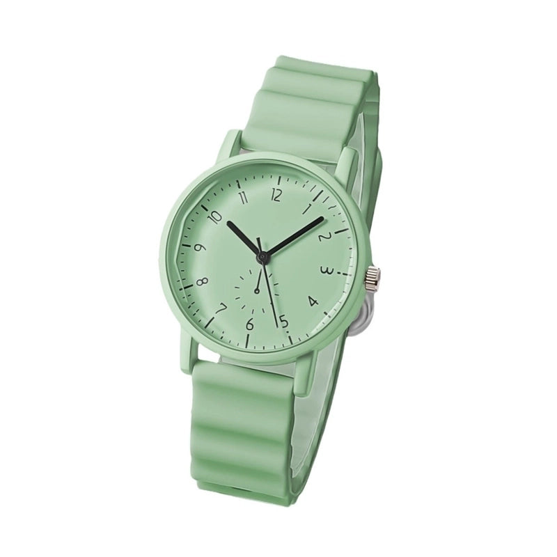 Casual Solid Color Buckle Quartz Women’s Watches