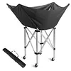 [US Local Warehouse] Collapsible Hammock Ball Cart with Wheels Volleyball Cart with Carry Bag Garage Sports Equipment Organizer for Easy Storage and Transport Hold Up To 28 Balls