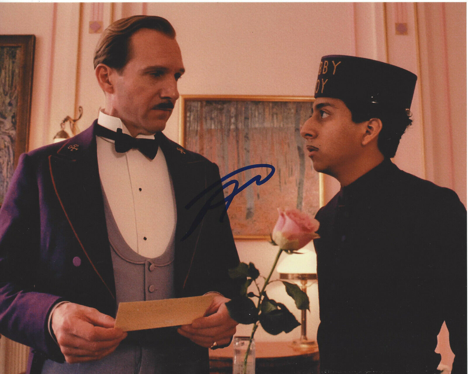 TONY REVOLORI SIGNED AUTHENTIC 'THE GRAND BUDAPEST HOTEL' 8X10 Photo Poster painting 5 w/COA