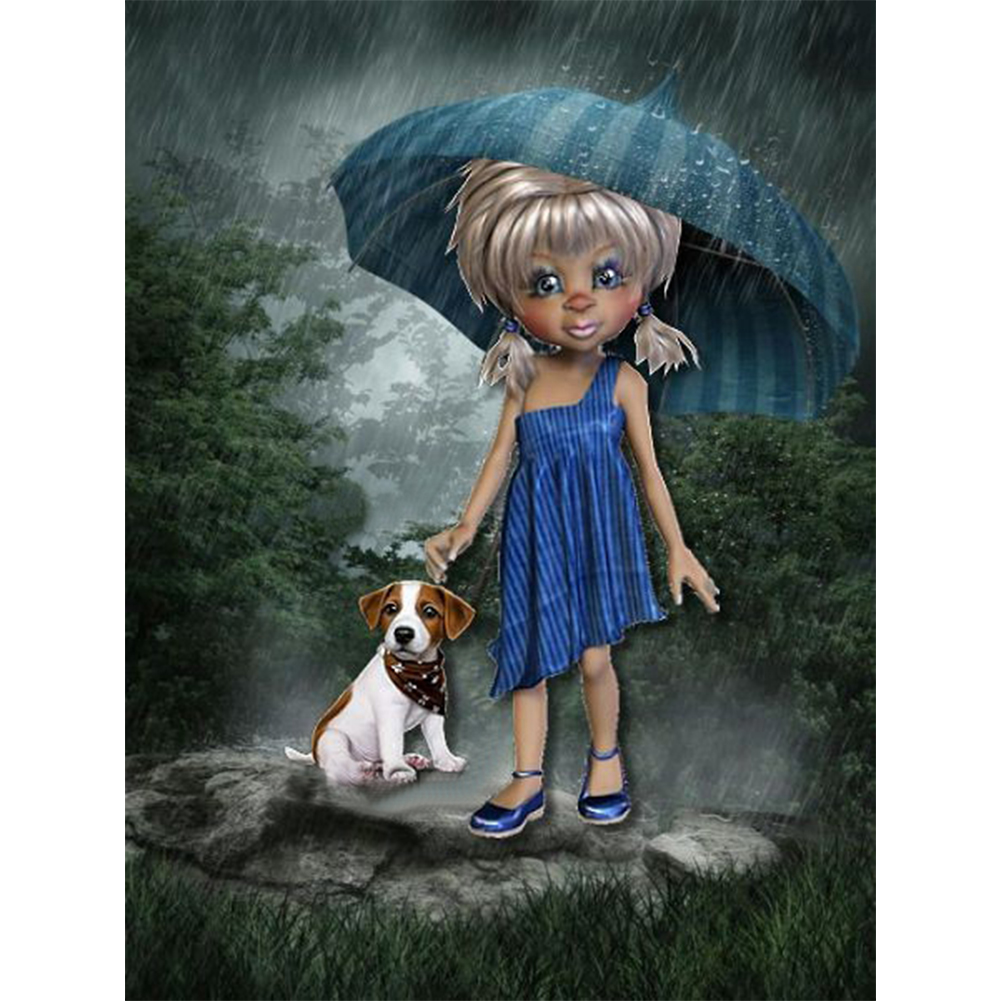 

Fairy Girl - Round Drill Diamond Painting - 30*40CM, Round diamond 30*40cm, 501 Original