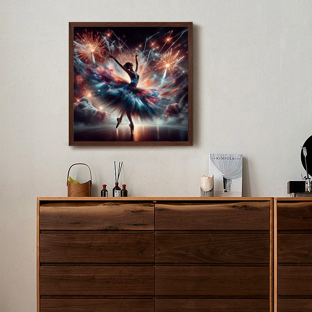 Diamond Painting - Full Round Drill - Dancing Beauty(Canvas|30*30cm)