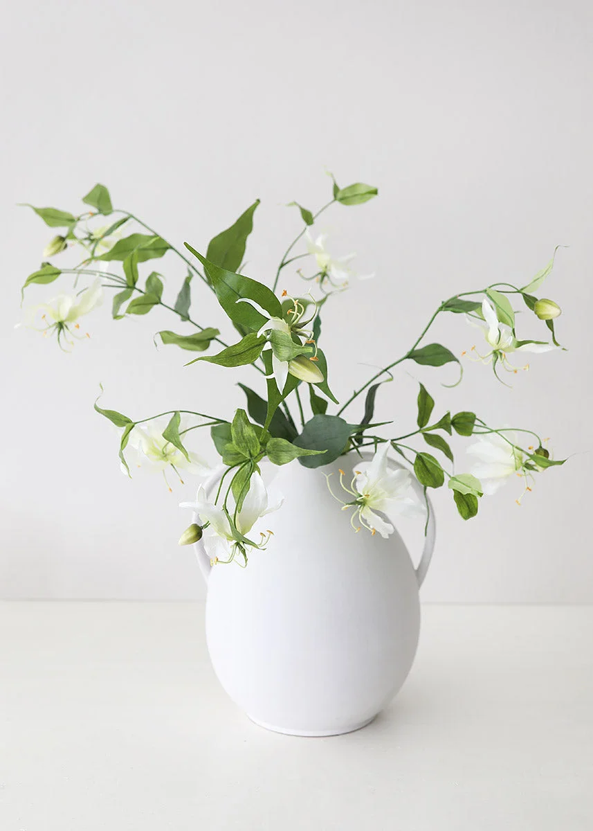 Artificial Tropical Flowers Gloriosa Lily - 34"