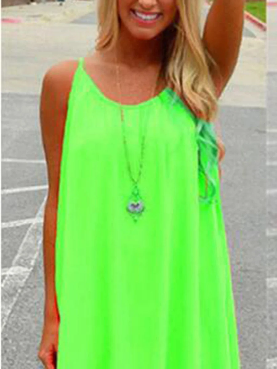 Straps Backless Dress