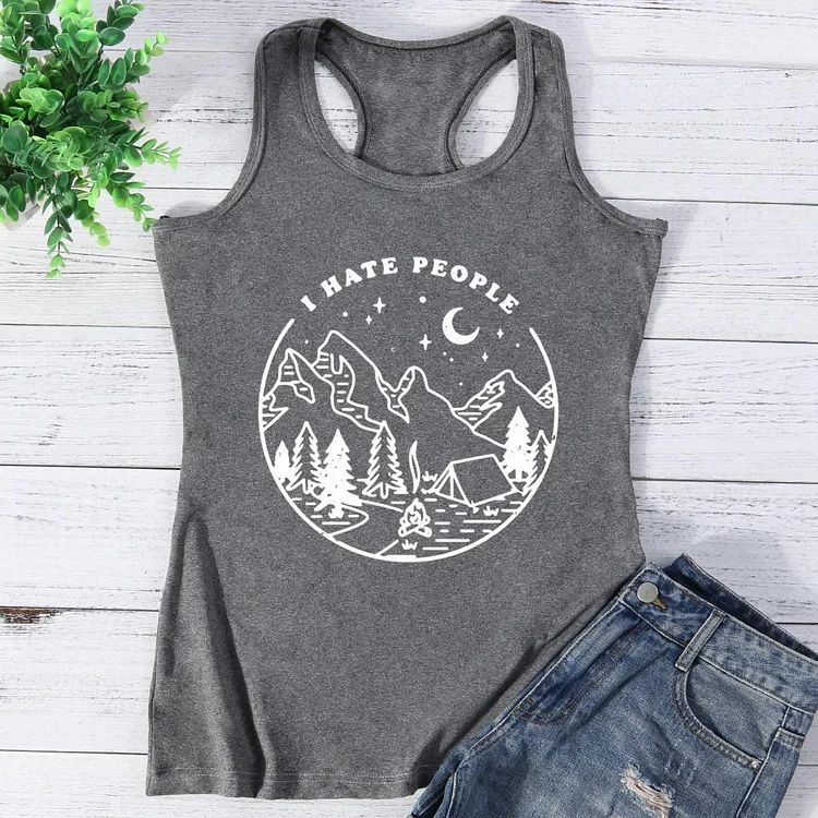 I Hate people Vest Tank Top-0025612