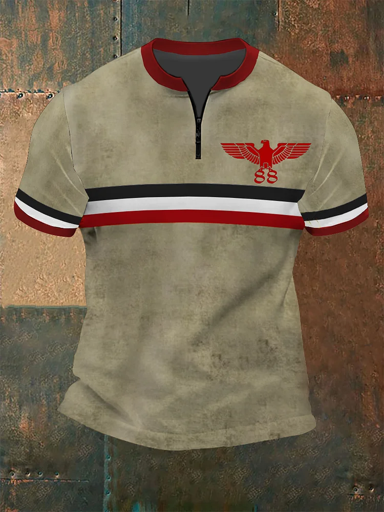 Deutscher Adler  bedrucktes Kurzarm-T-Shirt f&uuml;r M&auml;nner