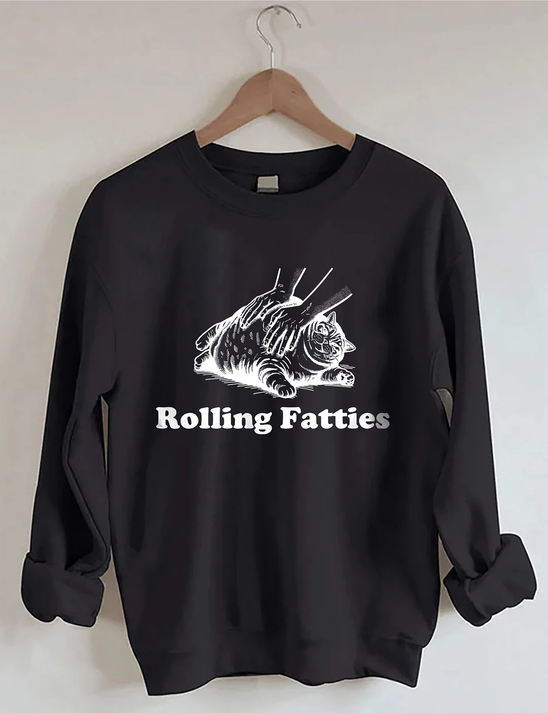 Rolling Fatties Cat Sweatshirt