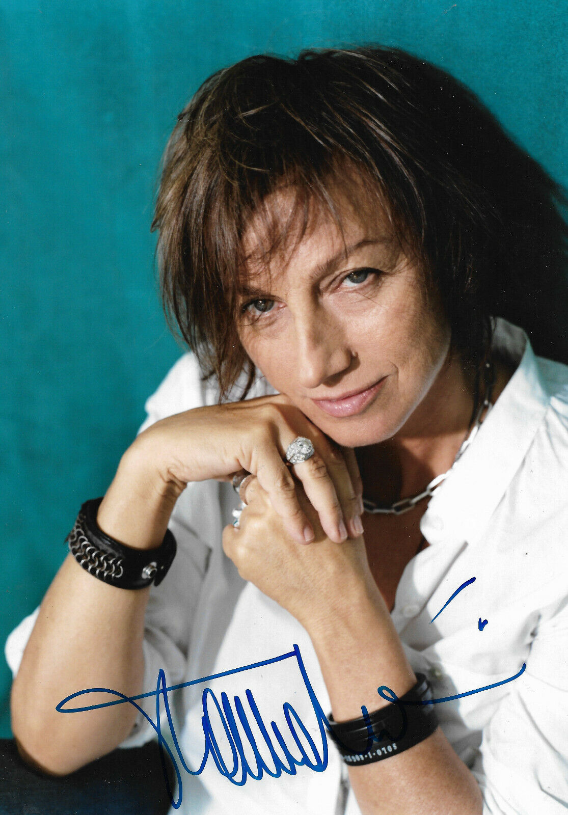 Gianna Nannini signed 8x12 inch Photo Poster painting autograph