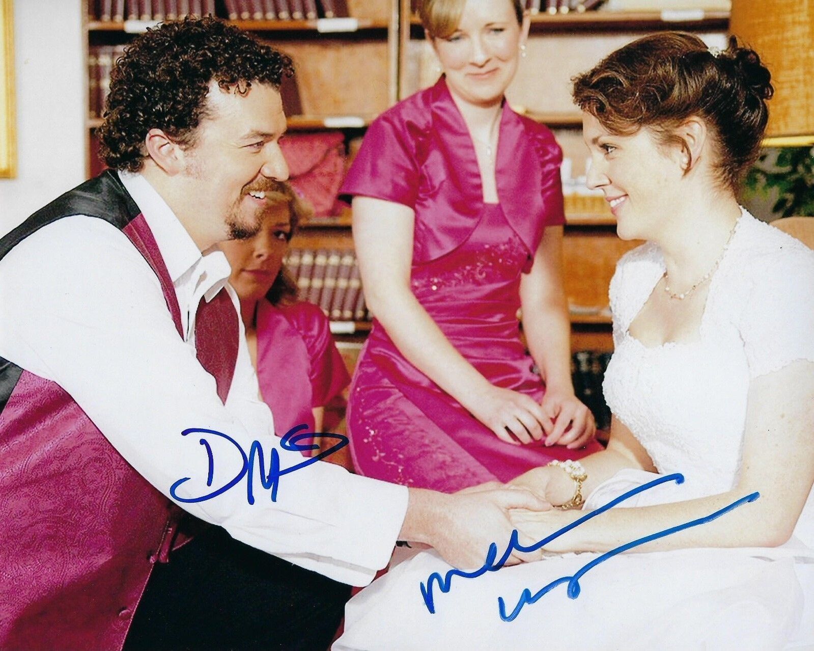 GFA Up in the Air * DANNY McBRIDE & MELANIE LYNSKEY * Signed 8x10 Photo Poster painting COA