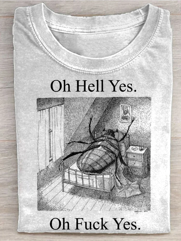 Teecade Teecade  Oh Fuck Yes T-shirt