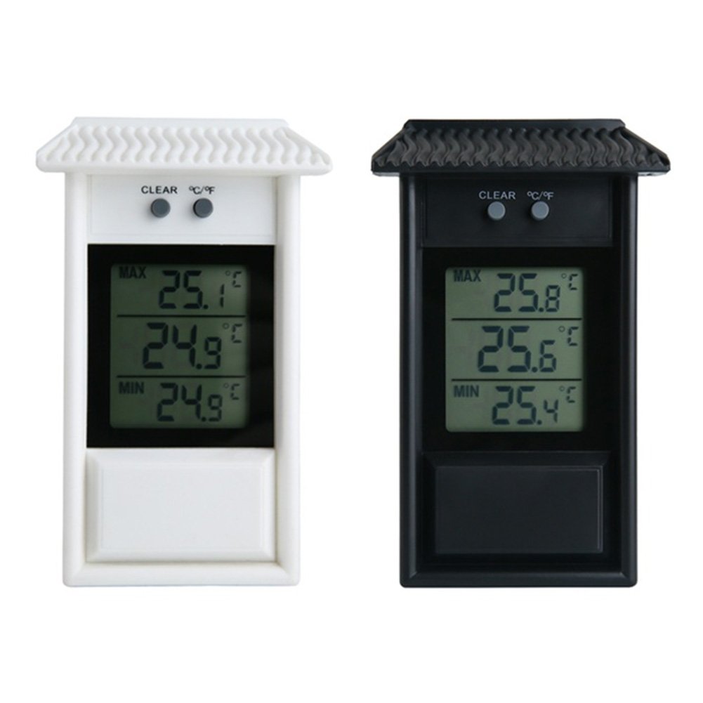 

Waterproof Wall Mounted Digital Electronic Refrigerator Outdoor Thermometer, Black, 501 Original