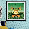 Diamond Painting-DIY Full Round Drill Funny Frog
