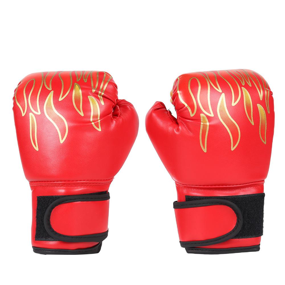 

2pcs Boxing Training Fighting Gloves Kid Breathable Sparring Flame Gloves, Blue, 501 Original