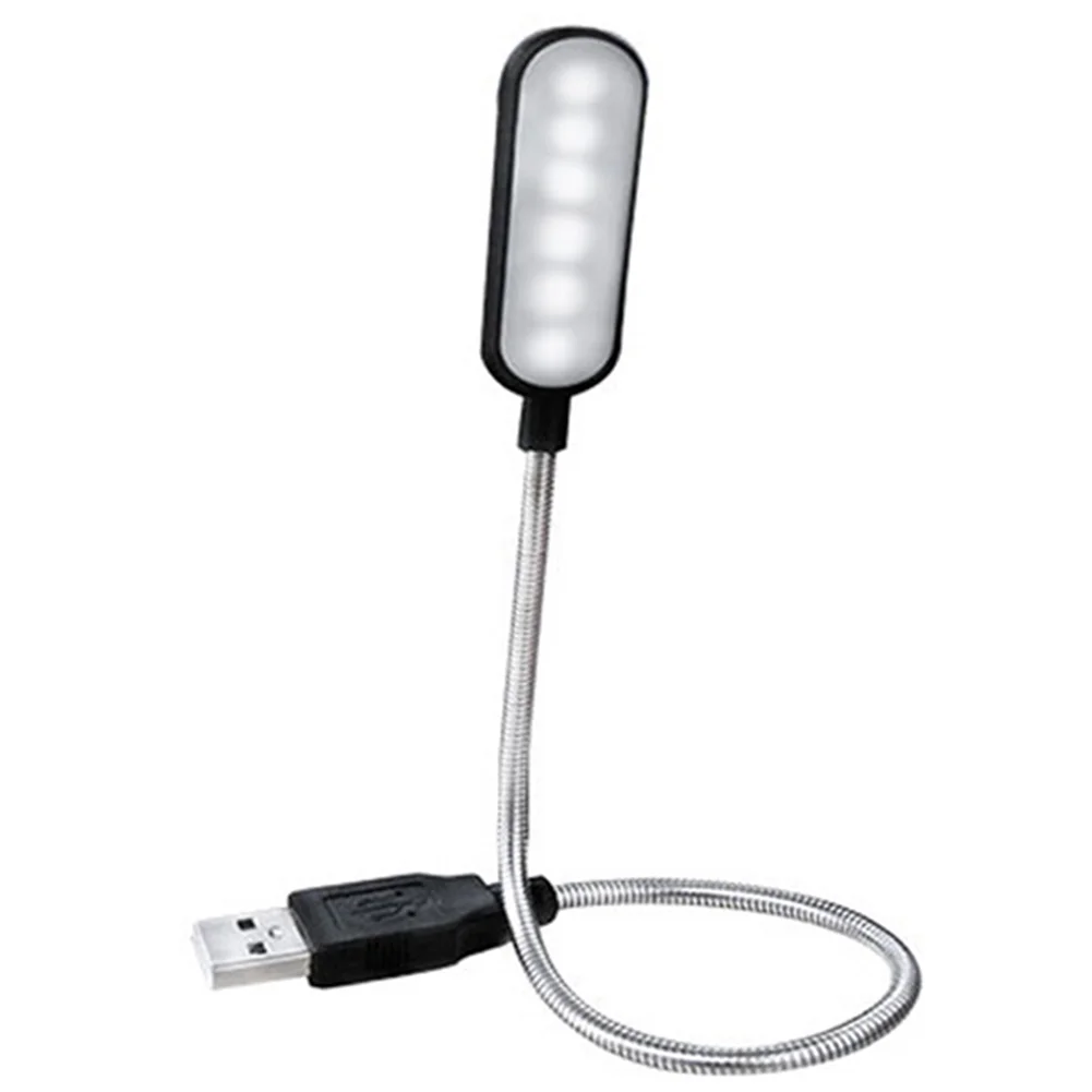 USB LED Desktop Light Portable Study Book Table Lamp Night Light Warm White
