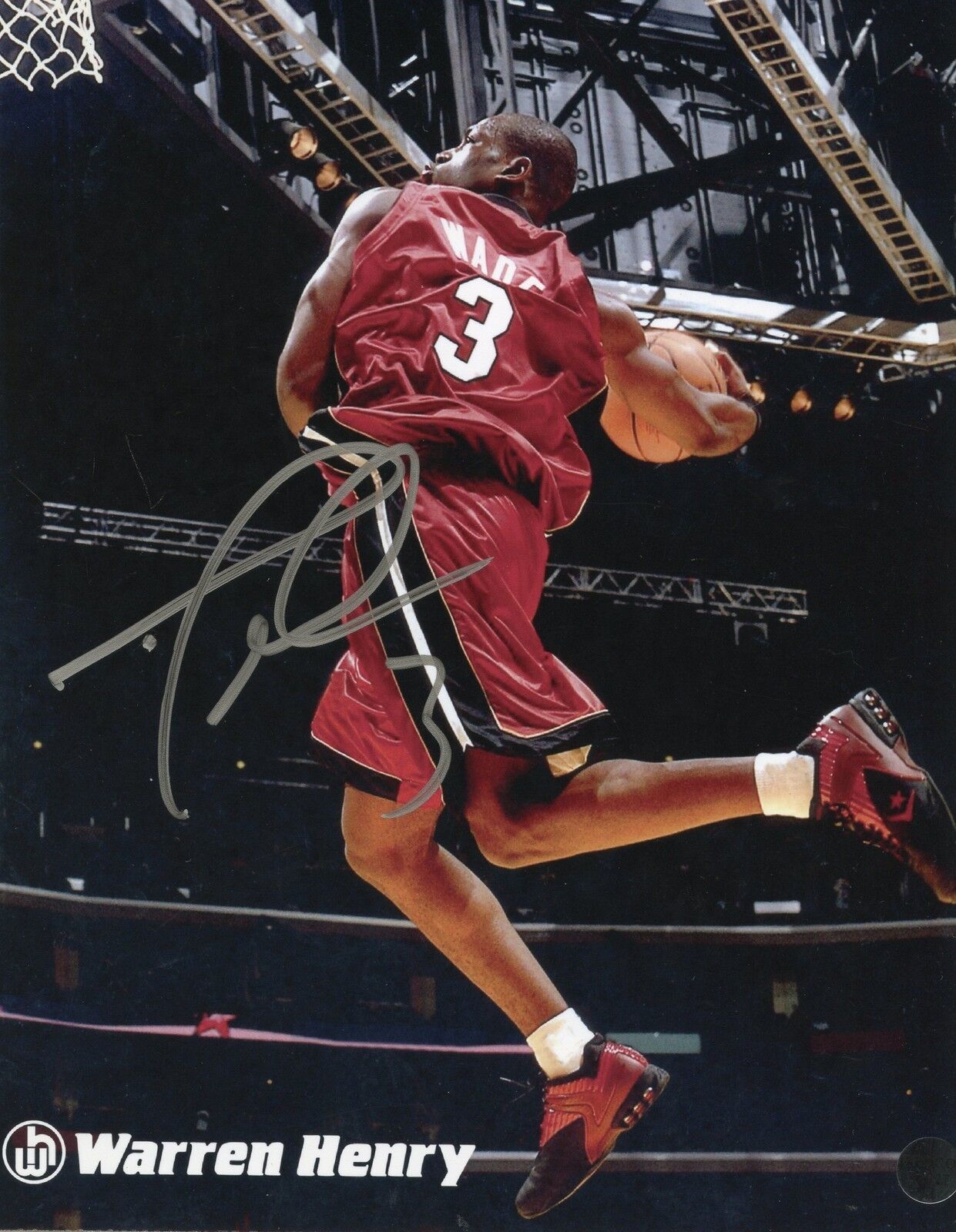 Dwyane Wade 8x10 Photo Poster painting Signed Autographed Authenticated COA Miami Heat