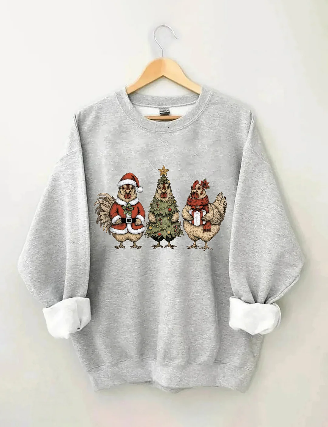 Christmas Chickens Sweatshirt