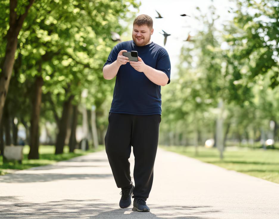 BigTallKings' relaxed trousers for big men
