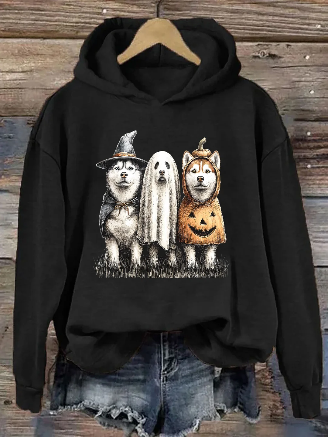 Husky Halloween Hoodie