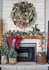 🔥Last Day 49% OFF🦌Christmas Large winter rustic deer wreath🎄-mysite-Adracos